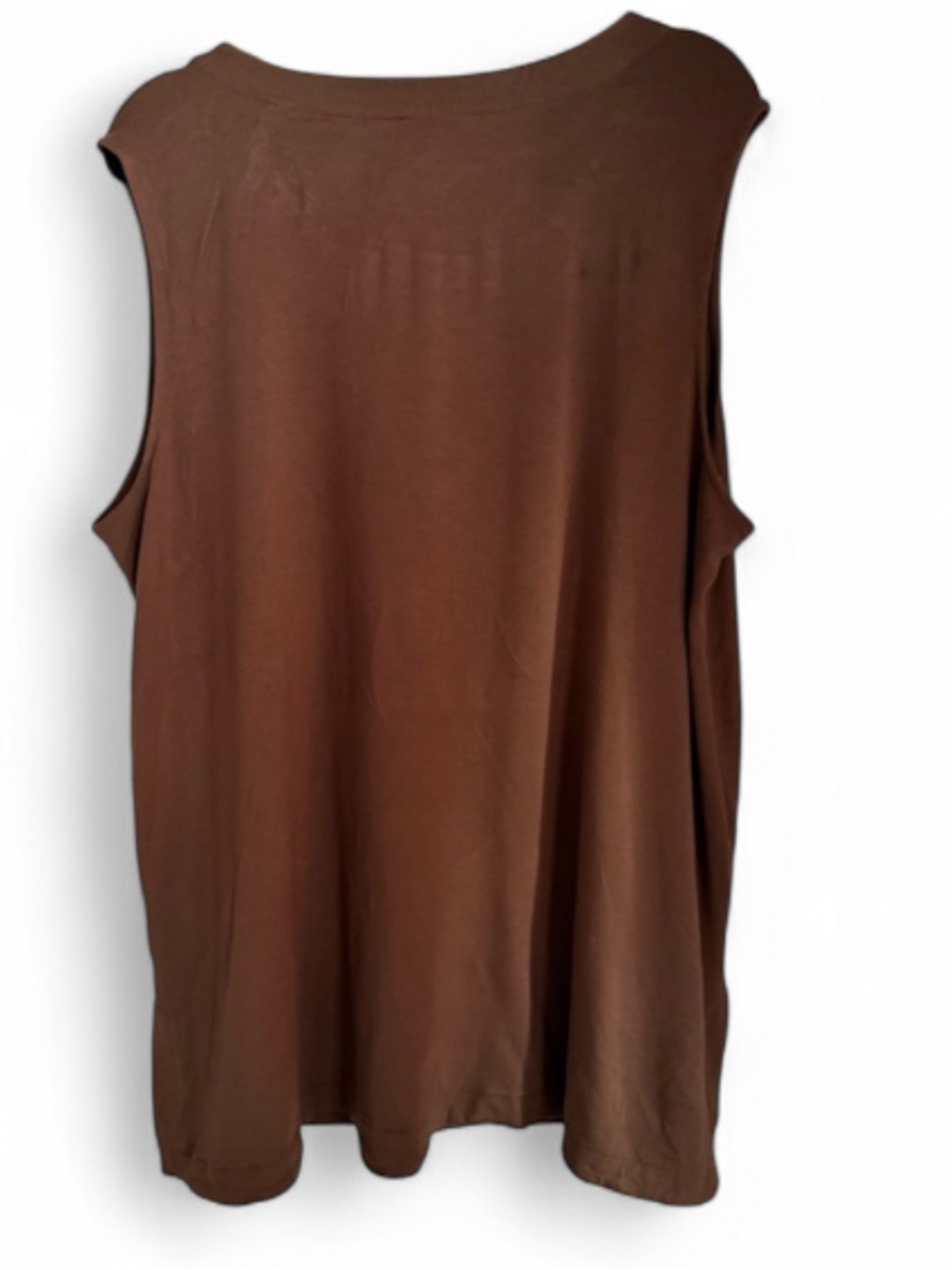 J. Jill Brown Tank Top — Casual Everyday Layering - Picture 3 of 5
